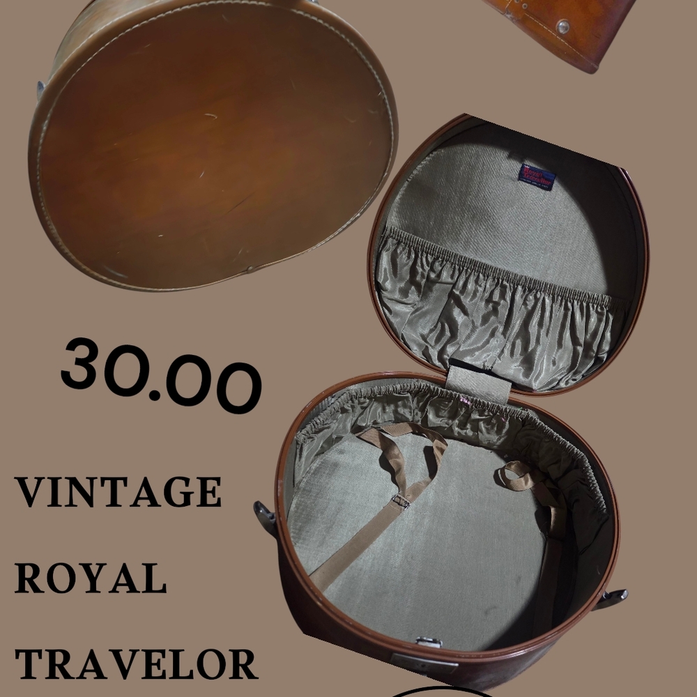 Vintage Tan Travel Bag